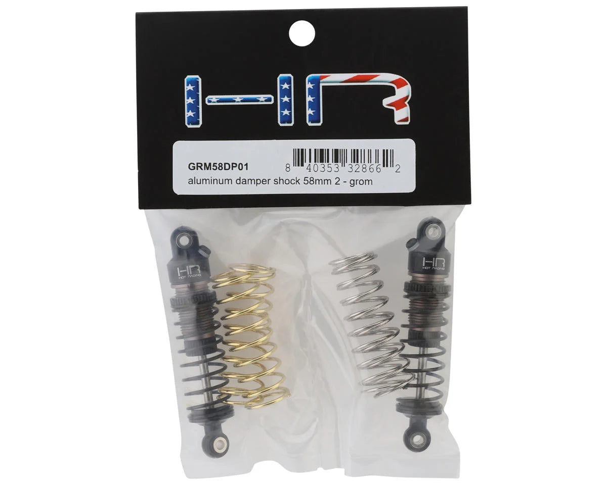 Grom 58mm Aluminum Shock Set (x2) (Front or Rear)