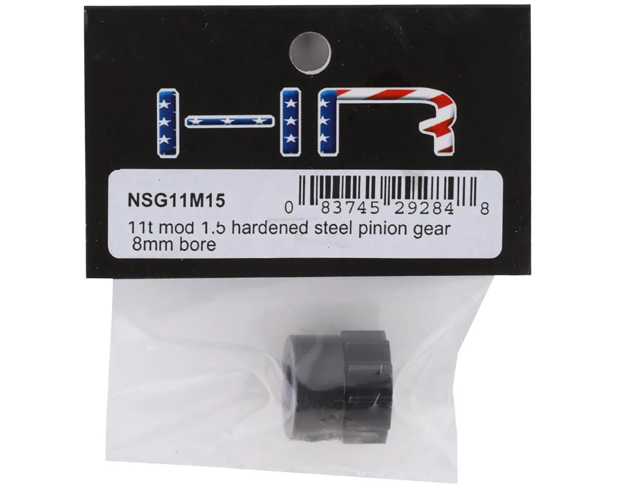 Mod 1.5 Hardened Steel Pinion Gear w/8mm Bore (11T)