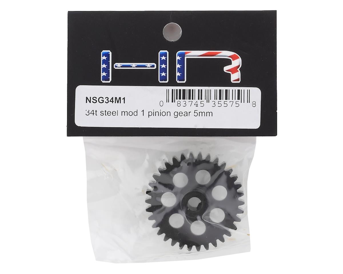 Steel Mod 1 Pinion Gear w/5mm Bore (34T)