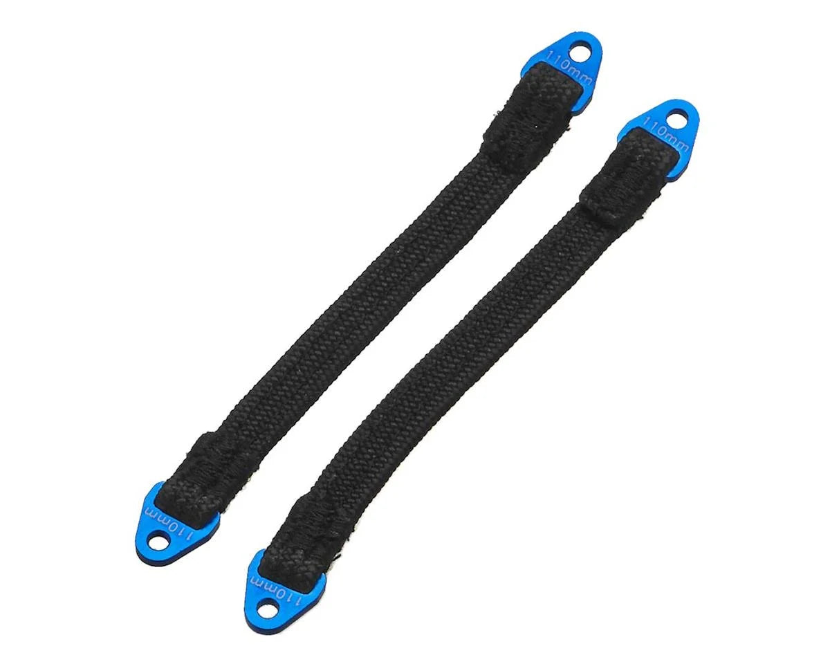 110mm Suspension Travel Limit Straps (x2) (Blue)
