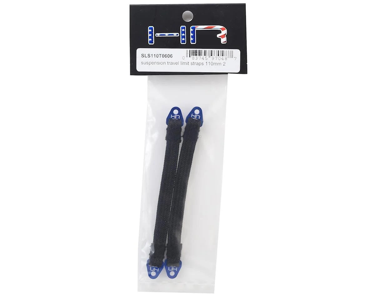 110mm Suspension Travel Limit Straps (x2) (Blue)