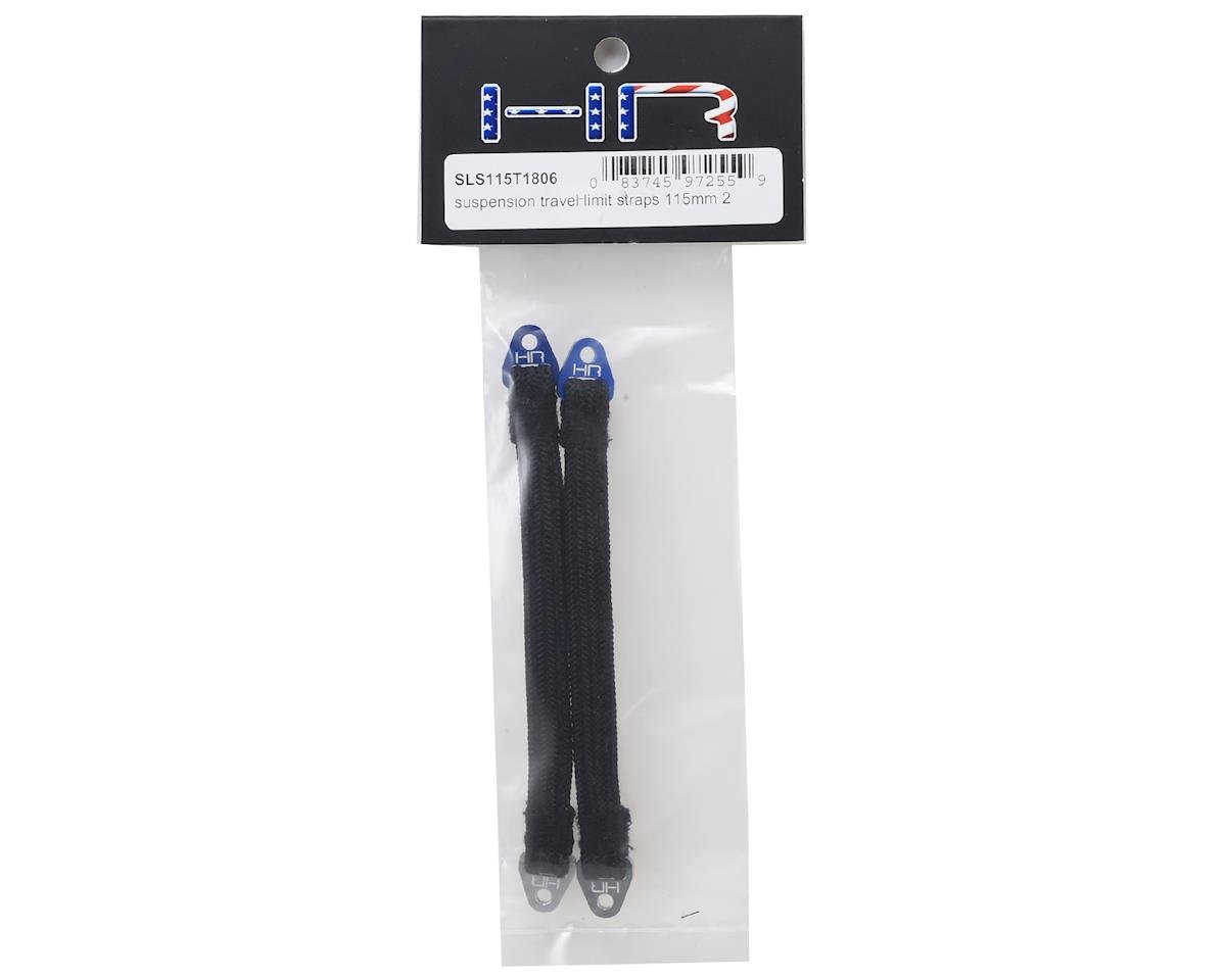 115mm Suspension Travel Limit Straps (2) (Blue/Silver)