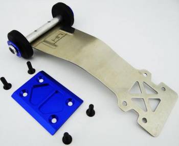 Stainless Steel Wheelie Bar ( e-stampede, rustler )