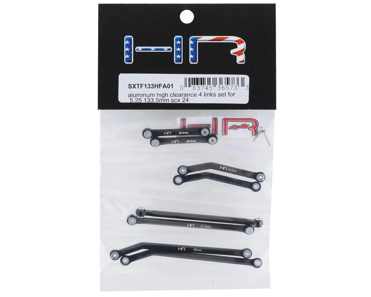 SCX24 Aluminum High Clearance 4 Link Set (133.5mm)
