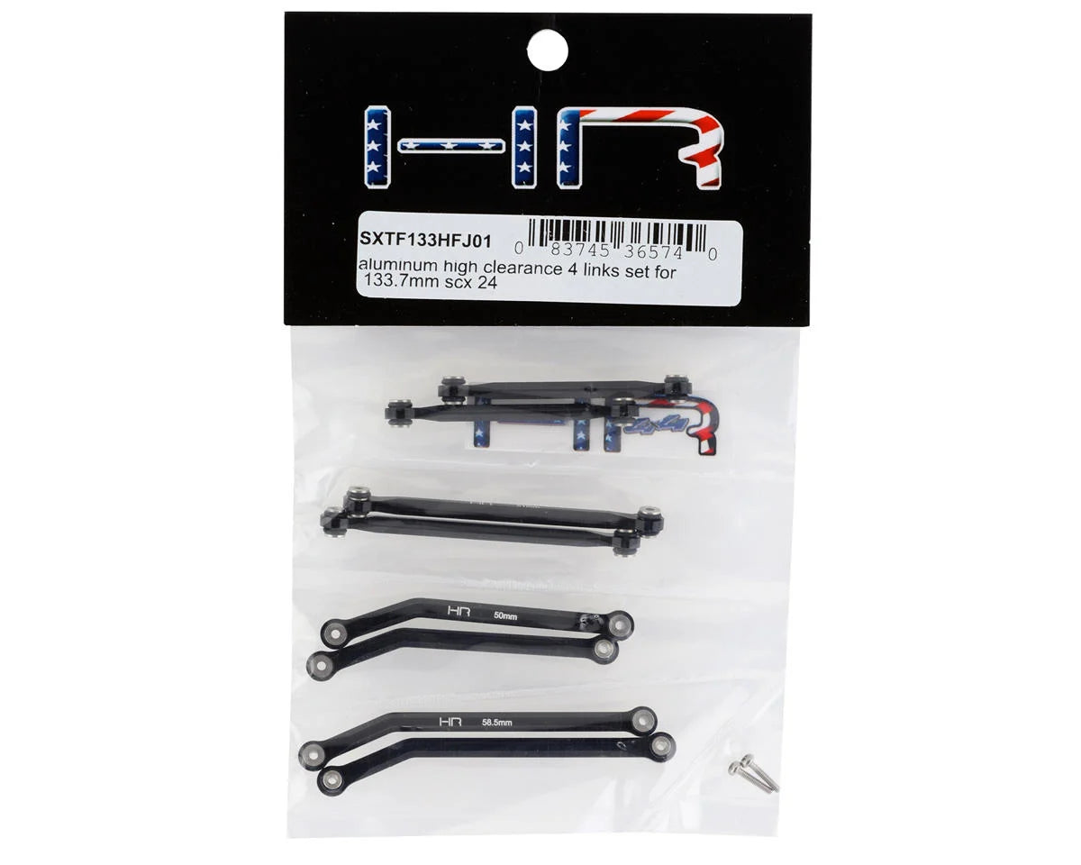 SCX24 Aluminum High Clearance 4 Link Set (133.7mm)