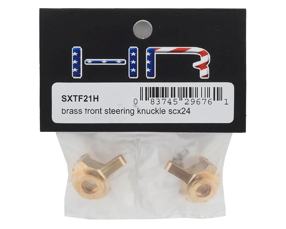 SCX24 Brass Front Steering Knuckle (2) (8g)