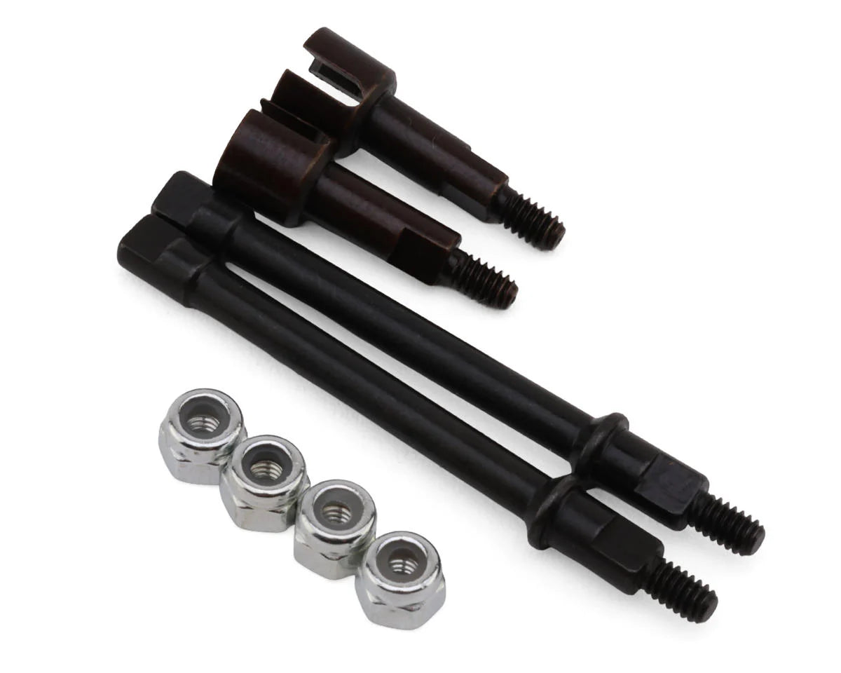 Axial SCX30 CNC-Machined Hardened Spring Steel Axles Set
