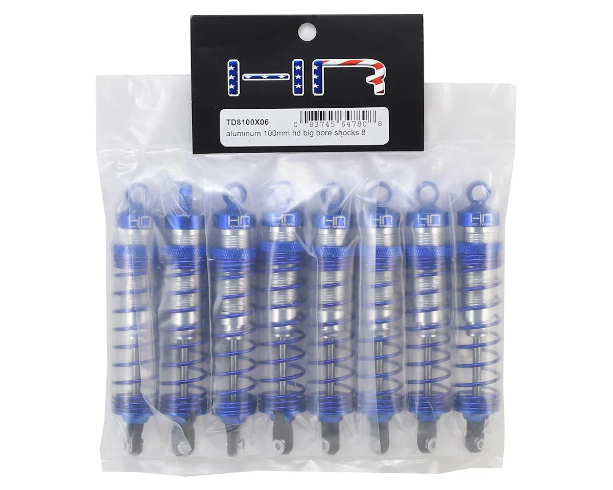 Aluminum 100mm HD Big Bore Shocks (x8)