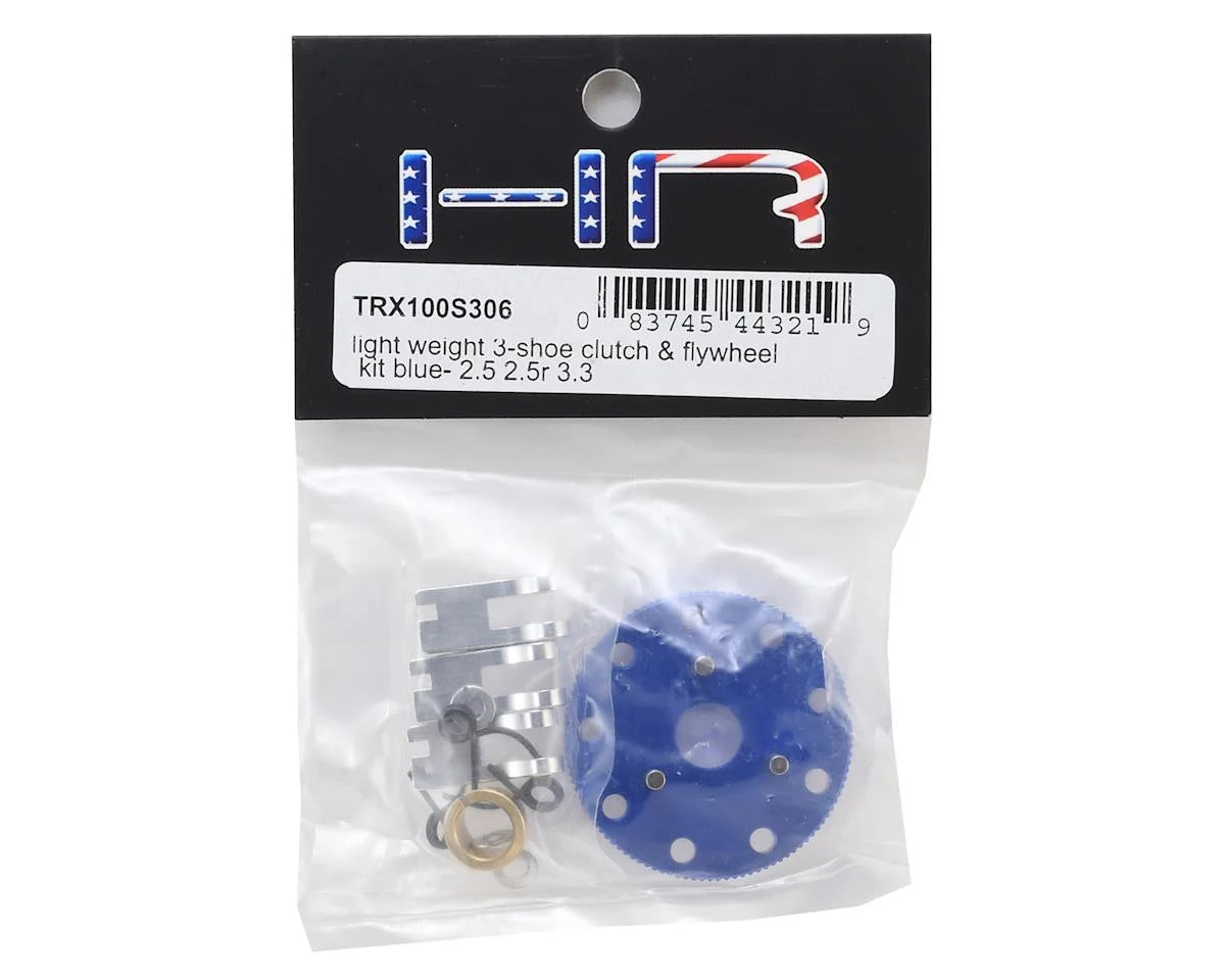 Light Weight 3-Shoe Clutch & Flywheel Kit for T-Maxx (Blue)