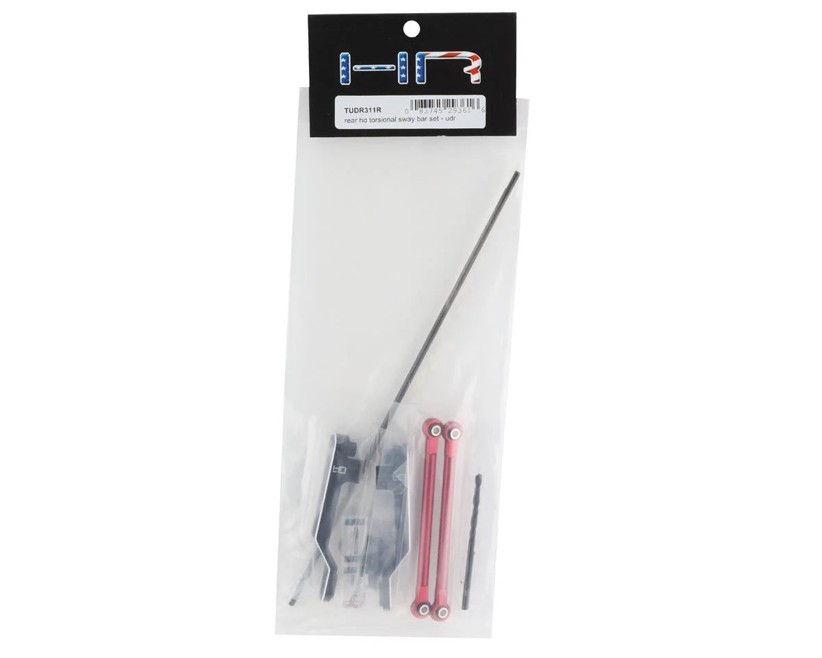 Rear HD Torsional Sway Bar Set for Traxxas UDR (Red)