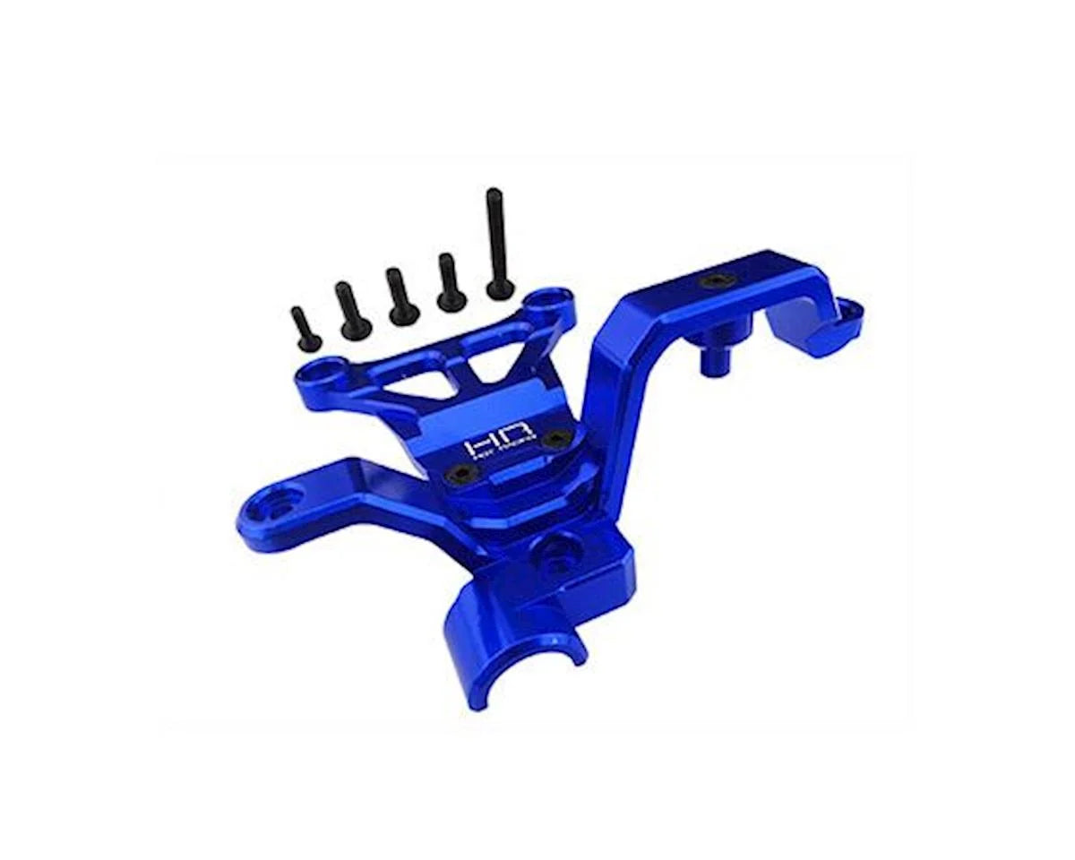 Aluminum Front Upper Chassis Steering Brace for Traxxas X-Maxx (Blue)