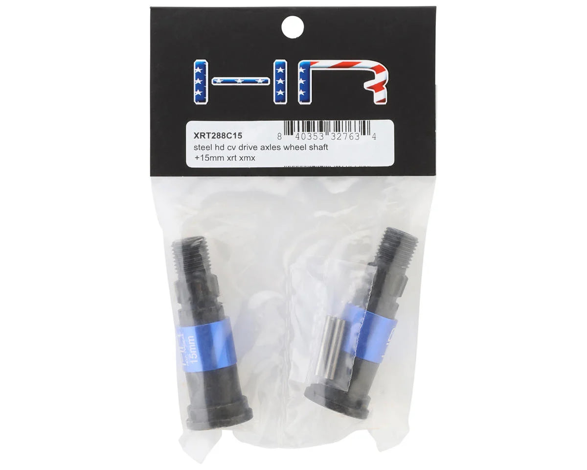 Steel HD CV Drive Axles for XRT/X-Maxx (x2) (+15mm)
