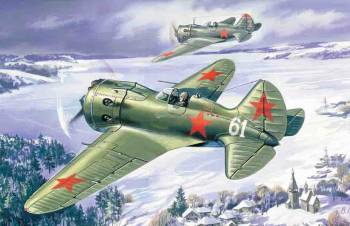 ICM72071 — 1/72 I-16 Type 24 WWII Soviet Fighter