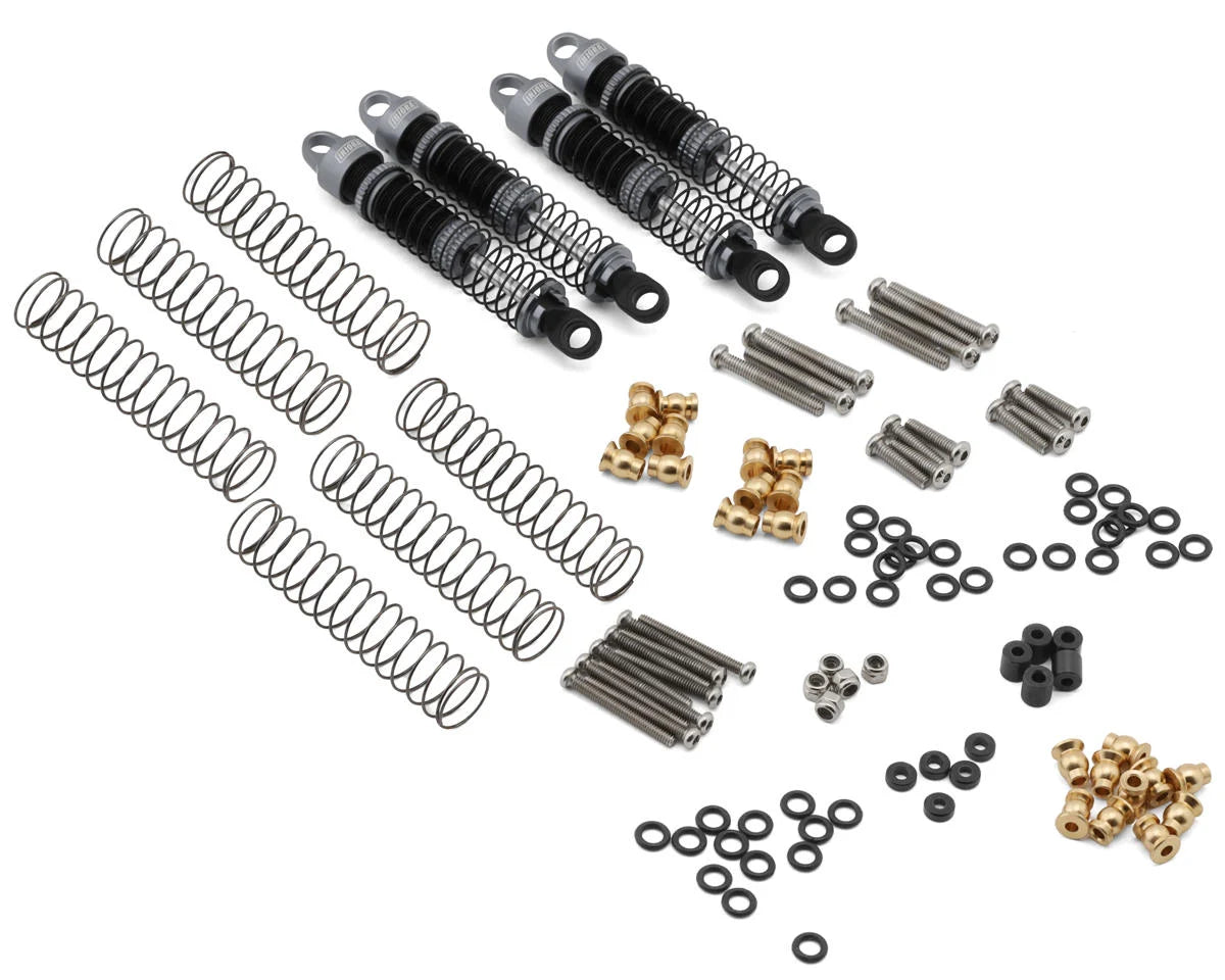 Ascent18/Venture 18 Long Travel 59mm Aluminum Oil-Filled Shocks (Grey) (4)