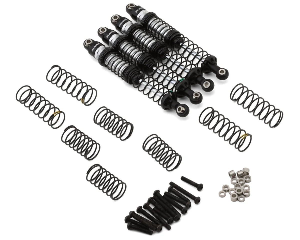 DRX Aluminum Dual-Rate 1/10 Rock Crawler Threaded Oil Shocks (100mm) (4)