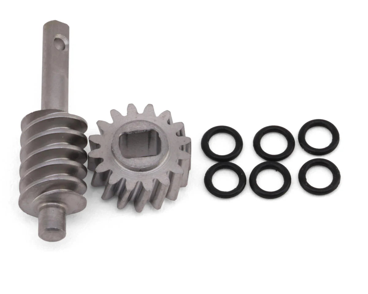 Axial SCX30 Steel Differential Worm Gears Set (2T/16T) (Stock Ratio)