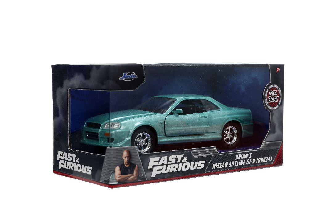 1/32 "Fast & Furious" BRIAN's Nissan Skyline GT-R (R34)
