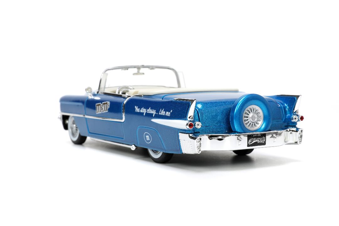 1/24 "Hollywood Rides" 1956 Cadillac with BLUE M&M