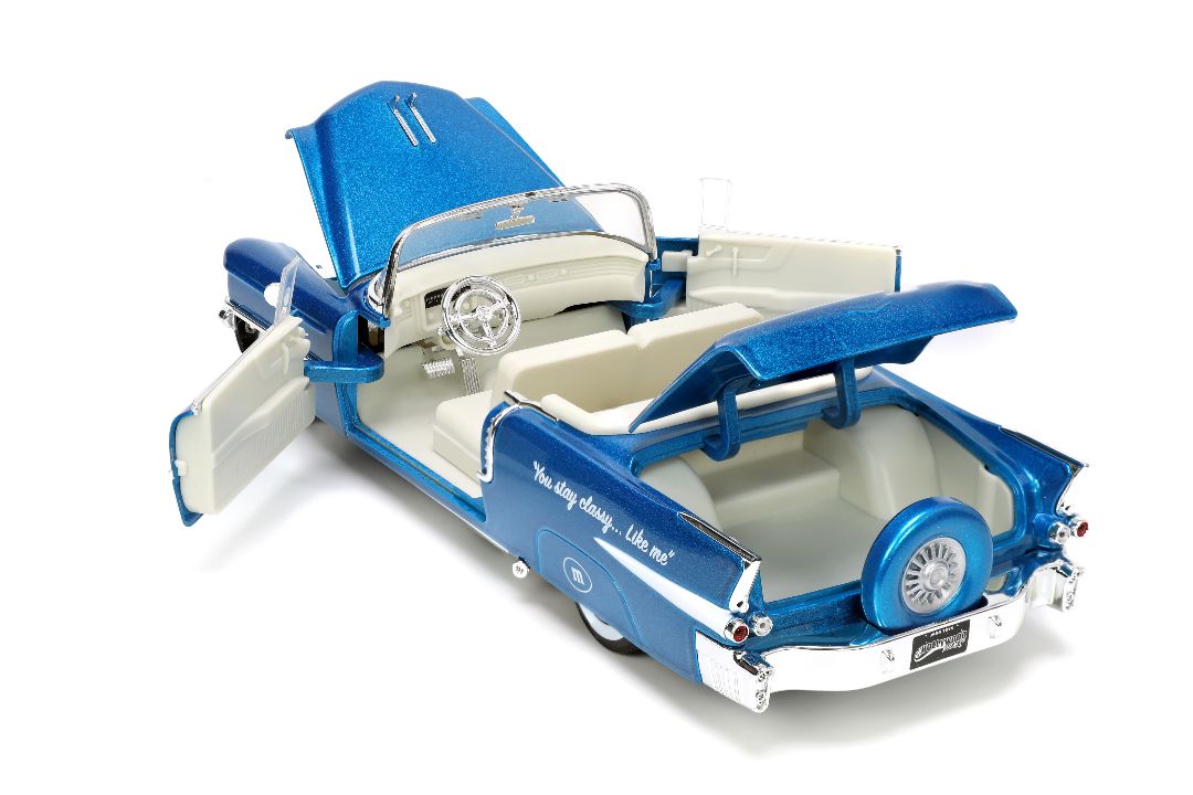 1/24 "Hollywood Rides" 1956 Cadillac with BLUE M&M