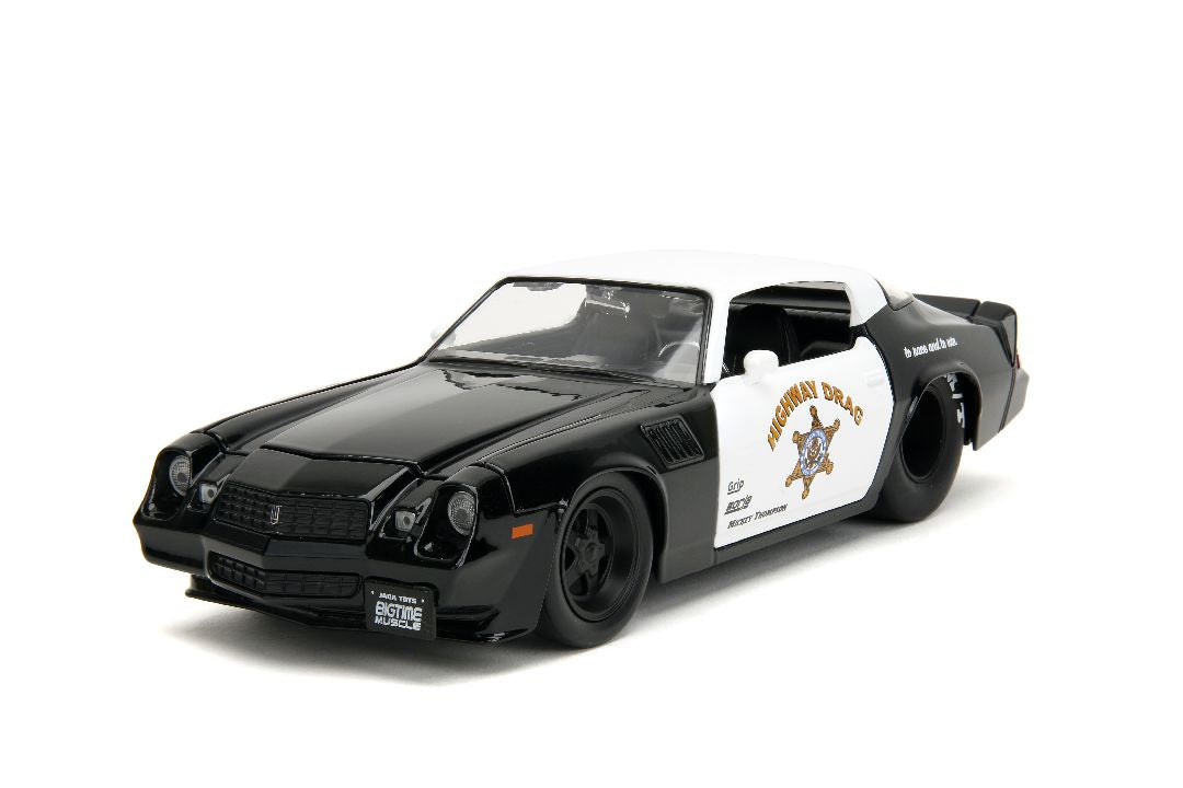 1/24 "BIGTIME Muscle" 1979 Chevy Camaro Z28 Police car