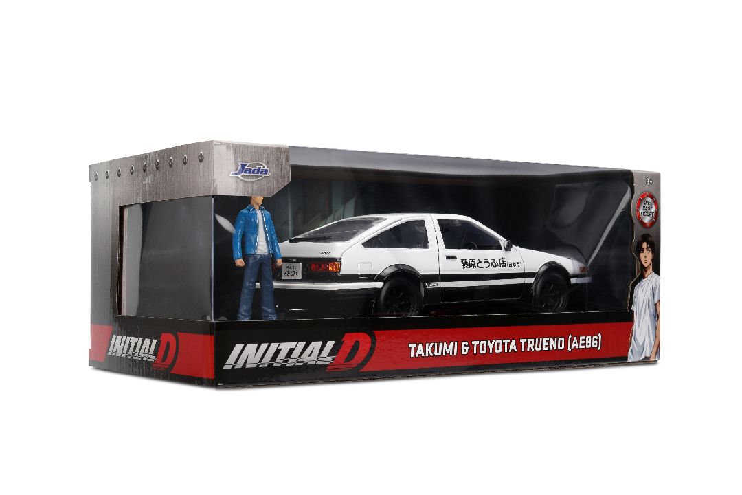 1/24 "Hollywood Rides" - Initial D - 1986 Trueno w/ Takumi