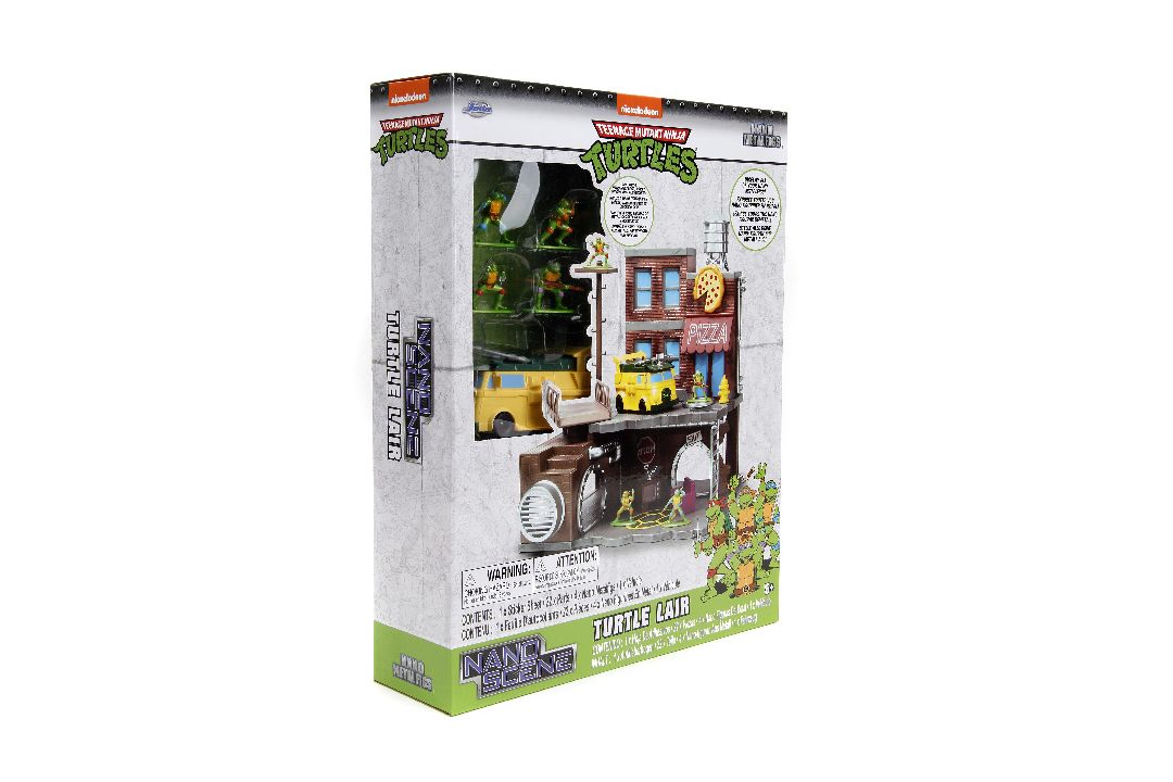 Nano Scene TMNT Turtle Lair with 4 Figures