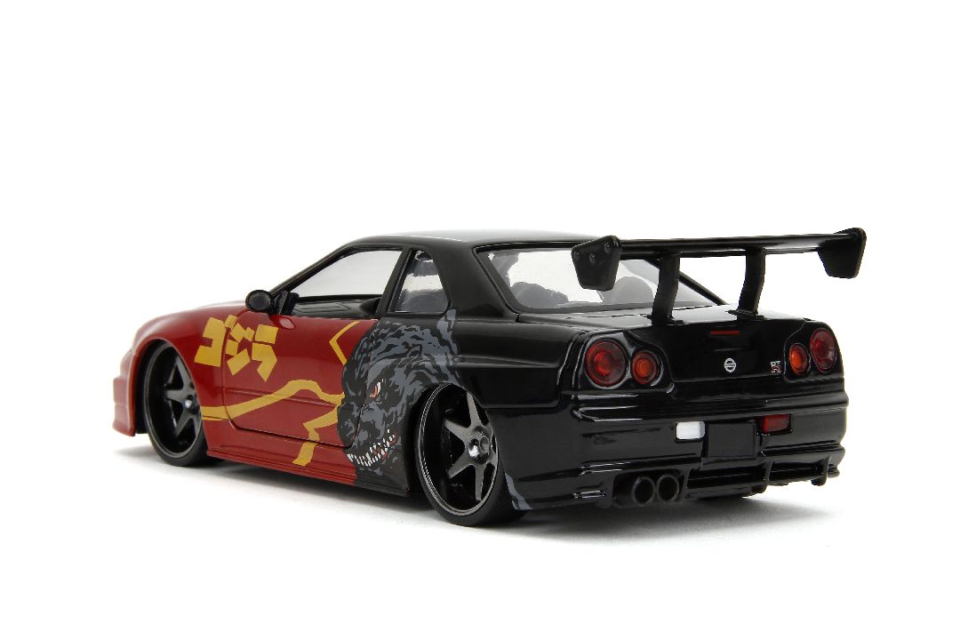 1/24 "Hollywood Rides" Godzilla 2002 Skyline GT-R (R34)
