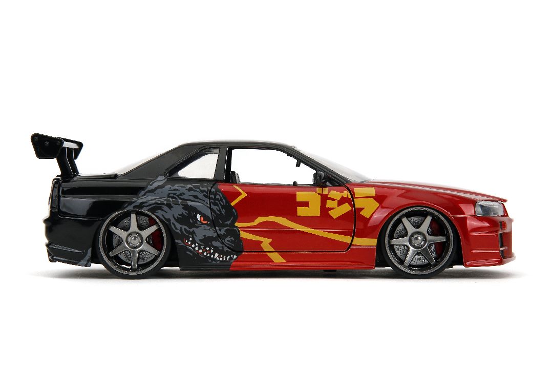 1/24 "Hollywood Rides" Godzilla 2002 Skyline GT-R (R34)