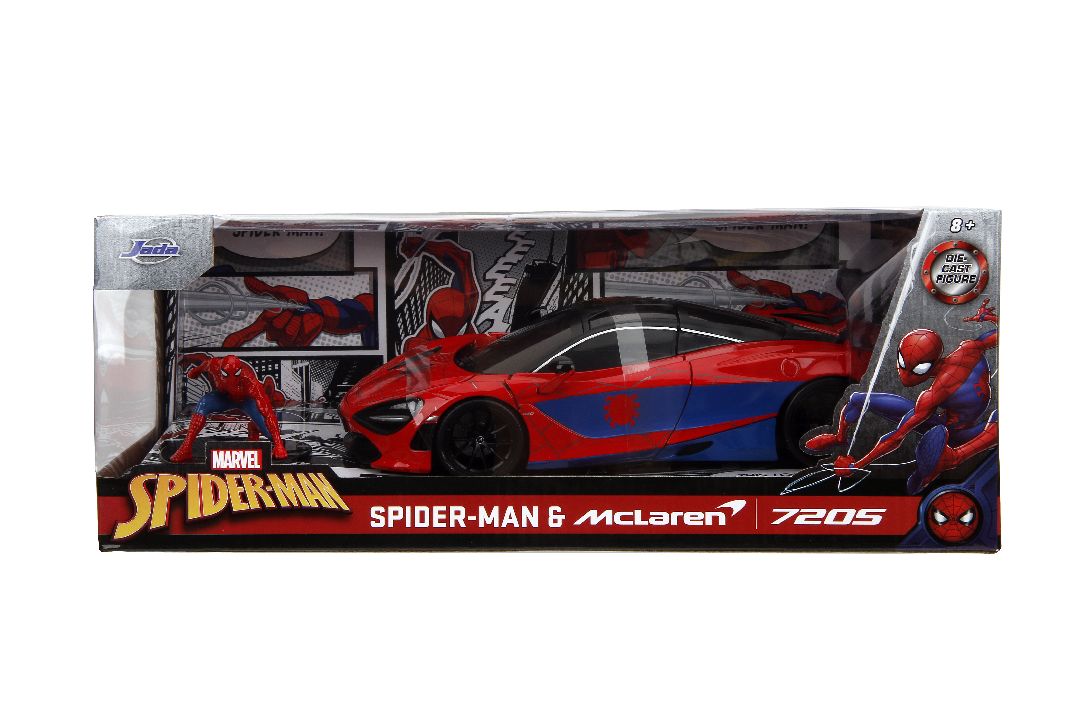 1/24 "Hollywood Rides" - Marvel - McLaren 720S w/ Spider-Man