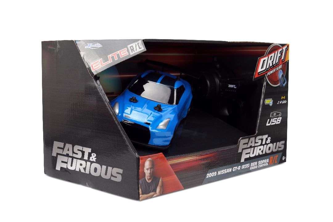 1/24 F&F DRIFT R/C - BRIAN's Nissan GT-R R(35) Ben Sopra