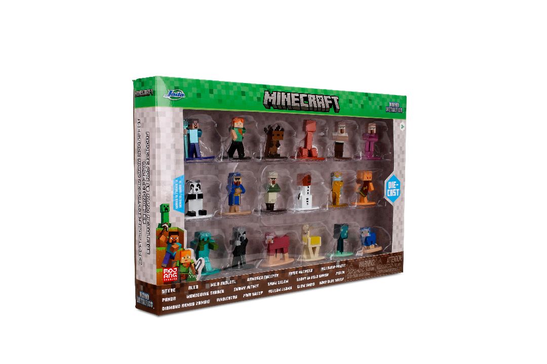 1.65" Nano Metalfigs - Minecraft 18-Pack