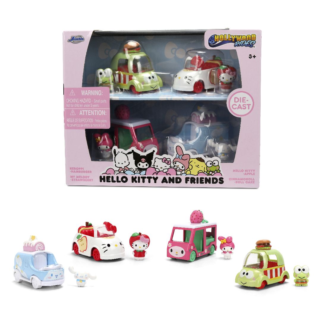 1/55 MINI Hollywood Rides - Sanrio Hello Kitty 4-Pack