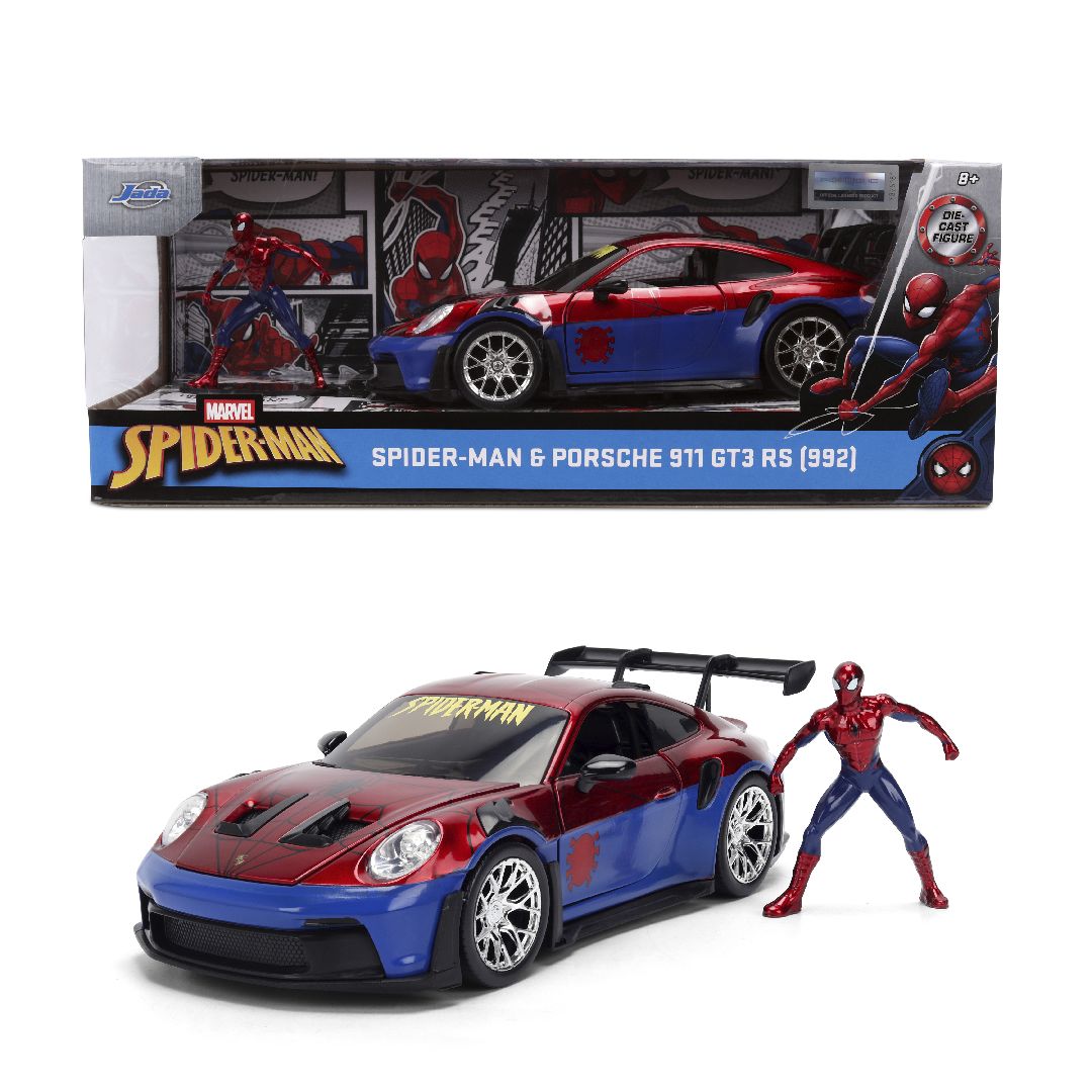 1/24 "Hollywood Rides" Porsche 911 GT3 RS w/Spider-Man