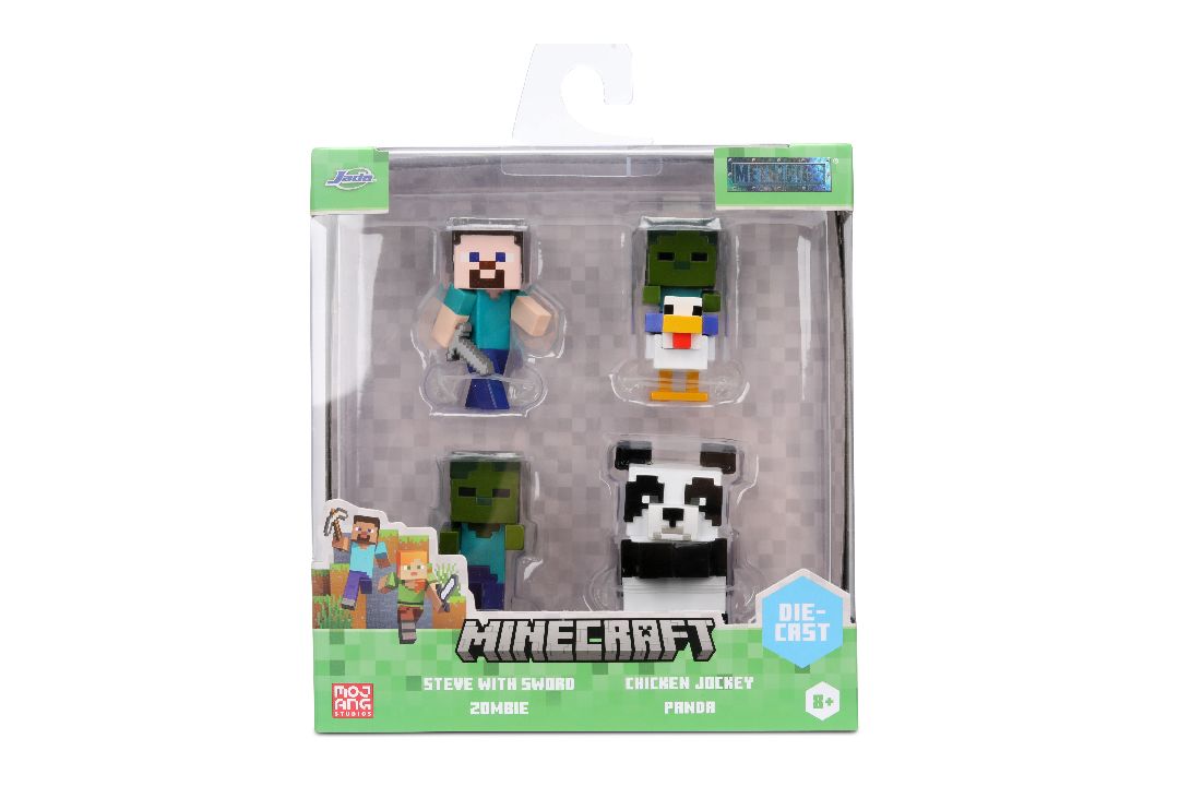 2.5" Metalfigs - Minecraft Wave 7 - 4 Pack