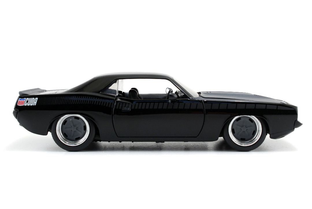 1/24 "Fast & Furious" Letty's 1970 Plymouth Barracuda - Glossy Black