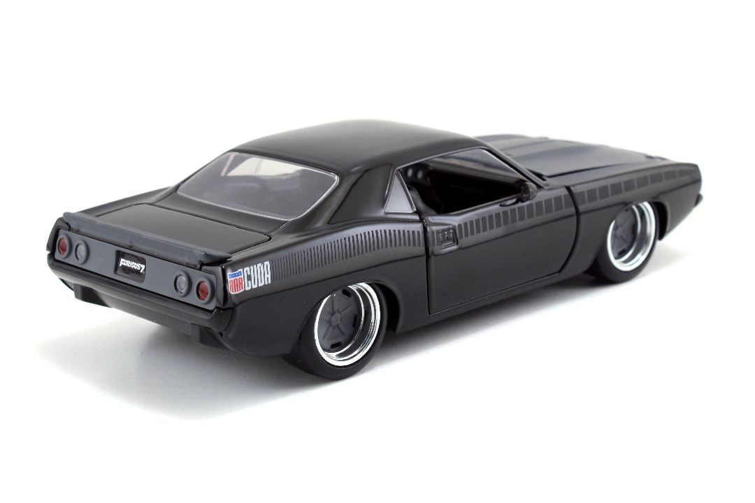 1/24 "Fast & Furious" Letty's 1970 Plymouth Barracuda - Glossy Black