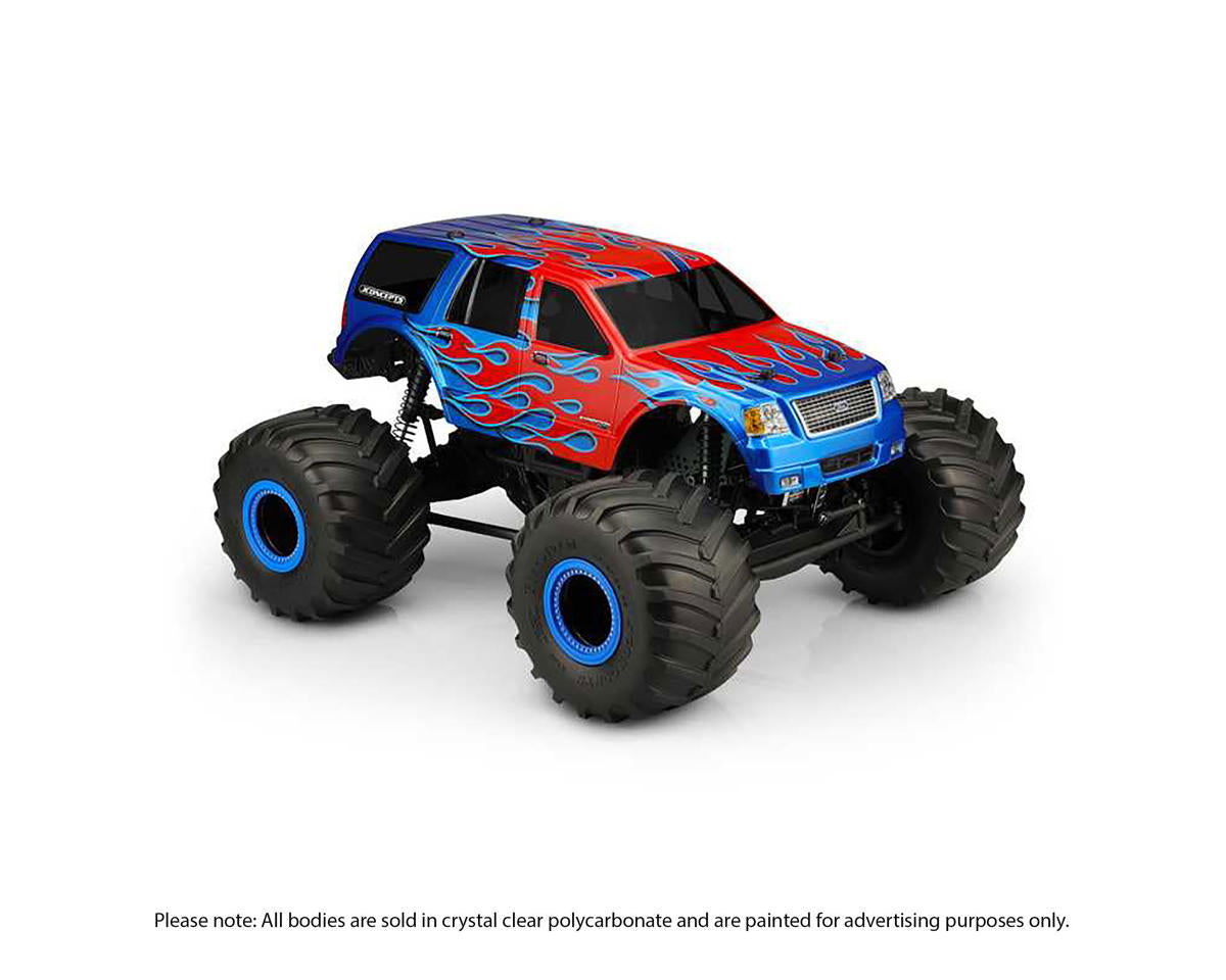 2005 Ford Expedition Monster Truck Body (Clear) (12.5" Wheelbase)