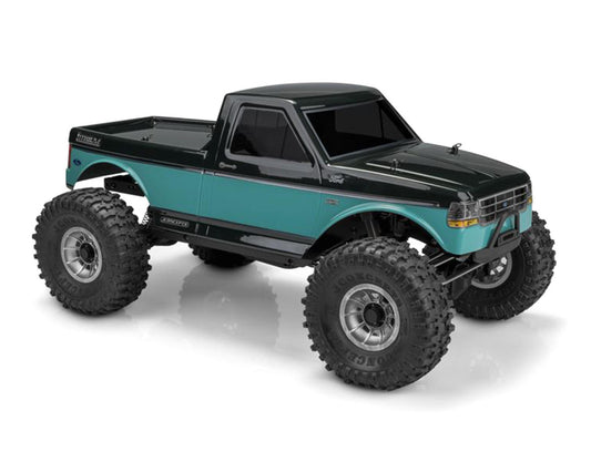Tucked 1995 Ford F-150 Rock Crawler "Pre-Trimmed" Body (Clear) (12.3")