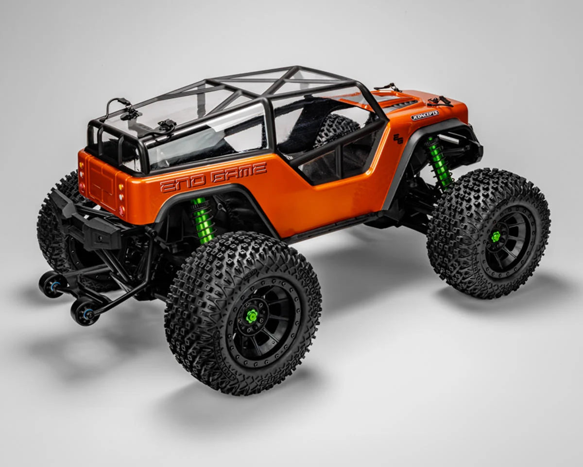 End Game Safari Monster Truck Body for X-Maxx (Clear) (Pre-Trimmed) w/Body Mount Set