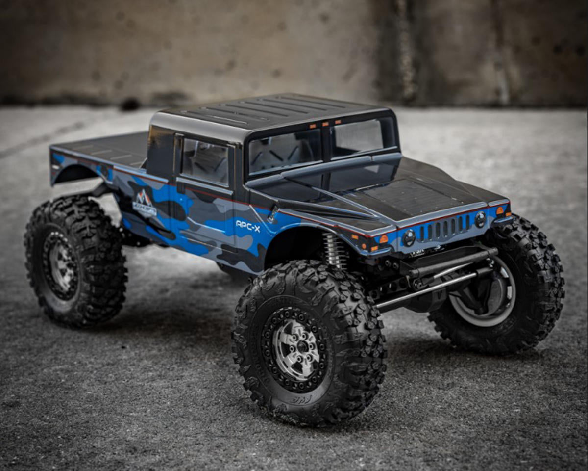 APC-X 1/10 Rock Crawler Pre-Trimmed Body (Clear) (12.3")