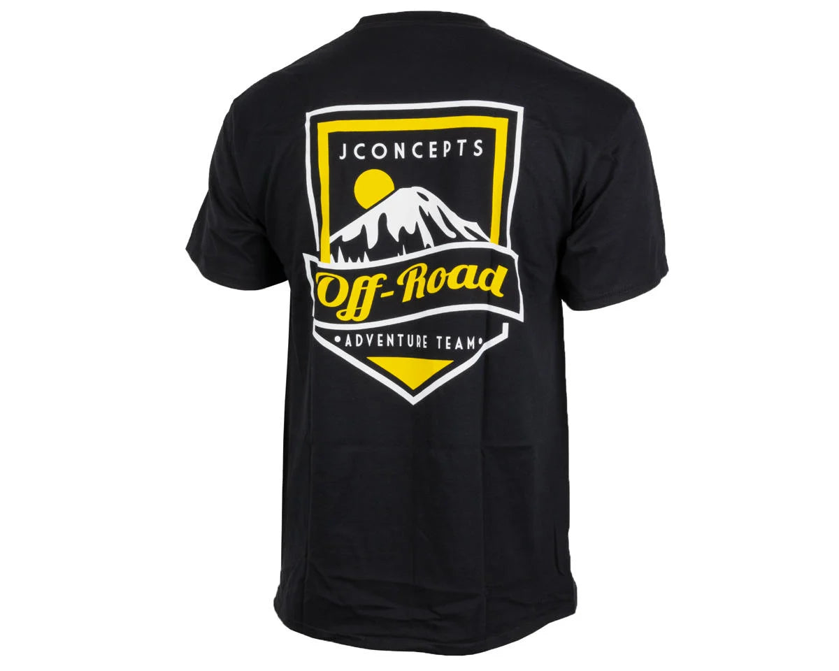 JConcepts "Adventure" T-Shirt (Black) PICK YOUR SIZE