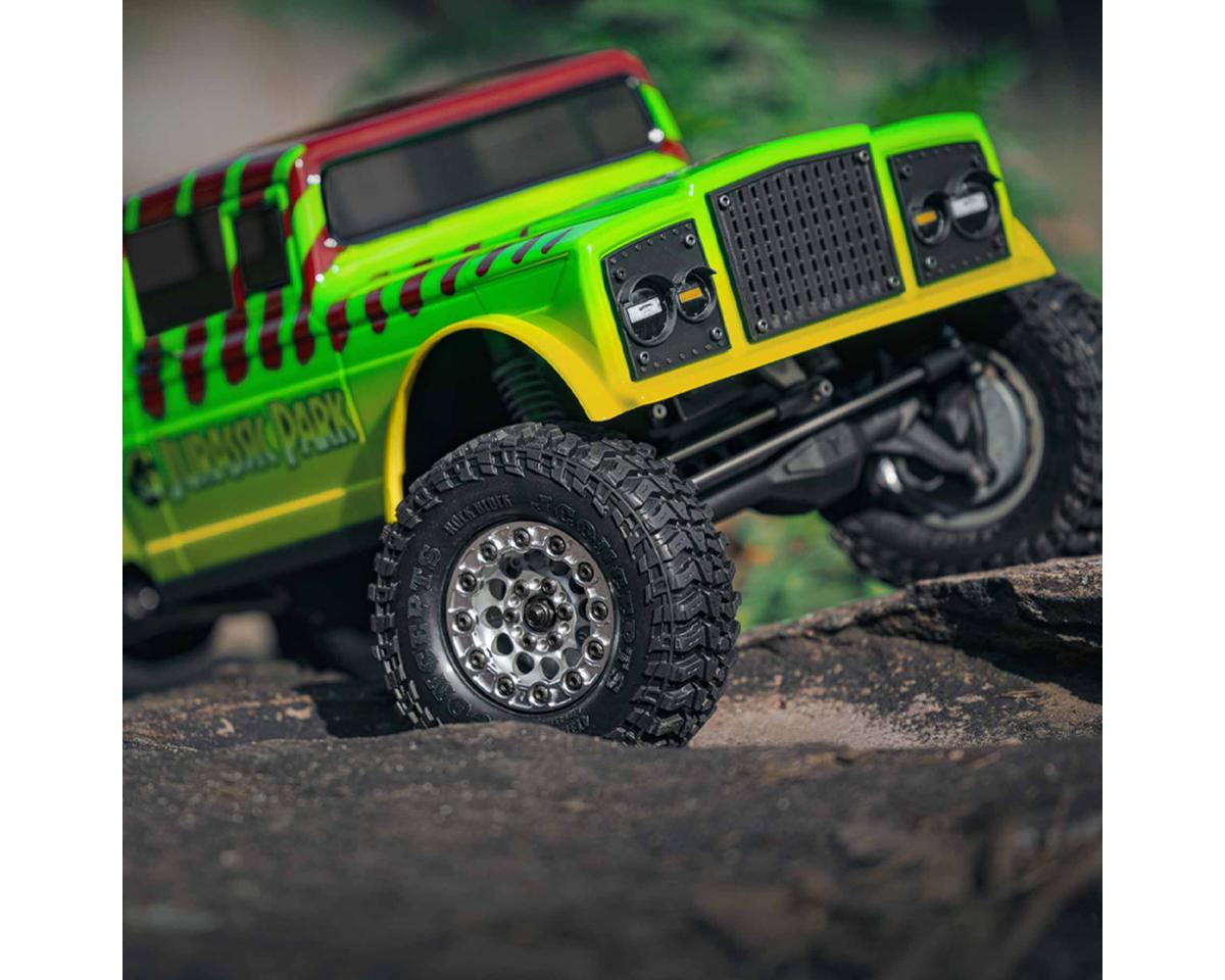 Rock Block 1.9" Class 1 Rock Crawler Tires (x2) (Green)