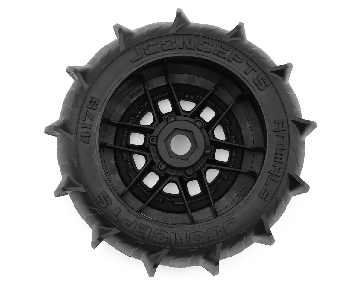 Animal 2.9" Monster Truck Pre-Mounted Tires (Platinum) (Black) (2) (Kraton® 4S/Maxx®) w/17mm Hex