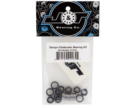 24pc Rubber Sealed Bearing Kit For Tamiya Clodbuster & Bullhead - Blue AXSPEED