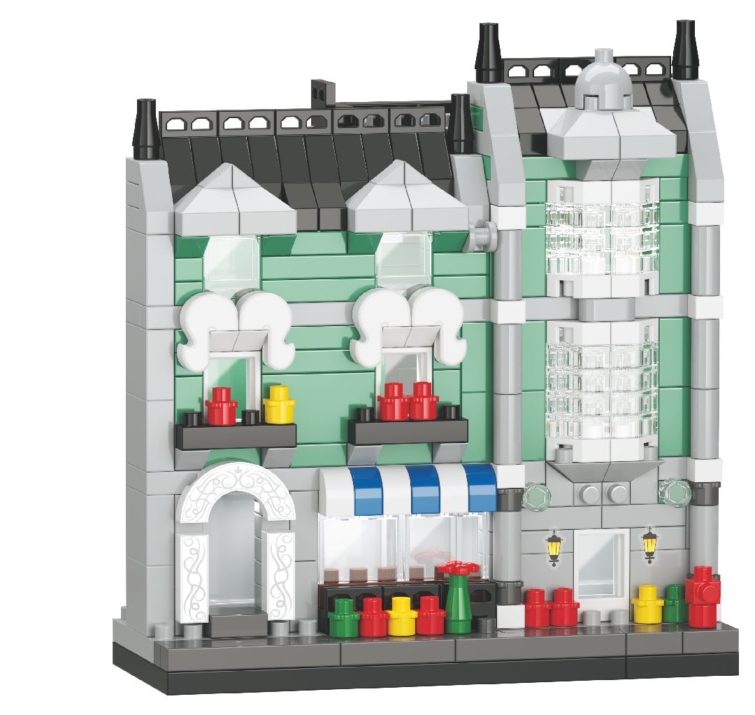 Green grocery store Building Kit