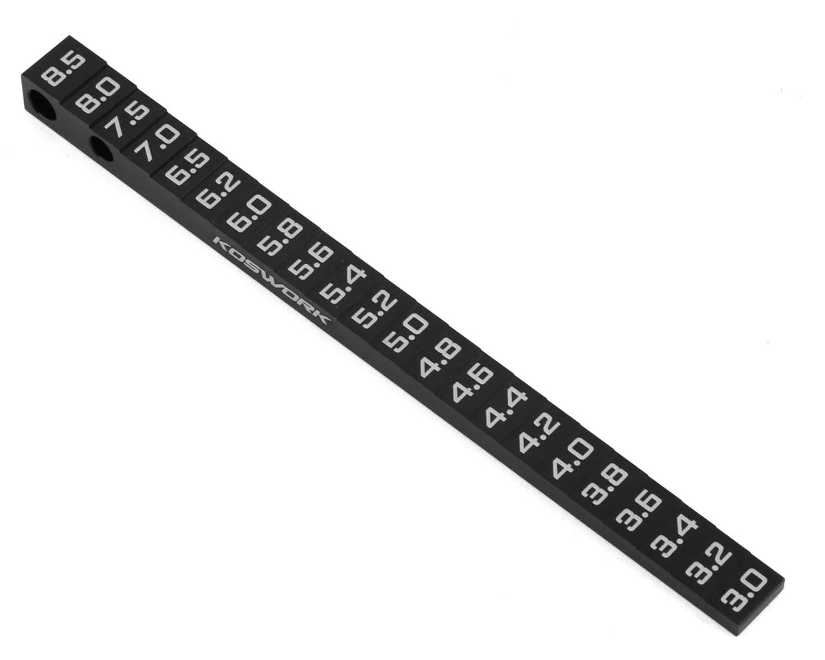 1/12 & 1/10 On Road Ride Height Gauge (3.0-8.5mm)