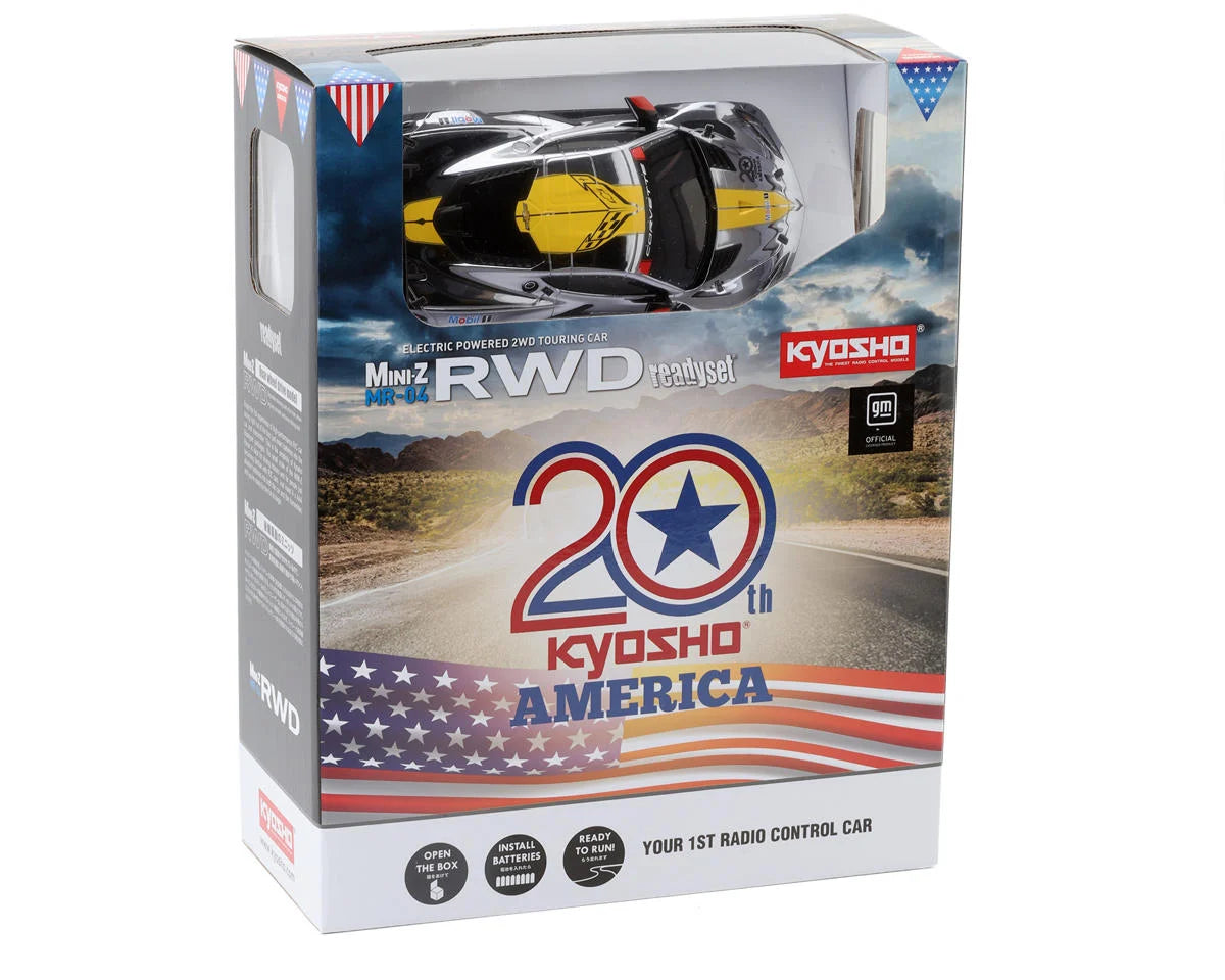 Mini-Z RWD Chevrolet Corvette C8.R (Chrome/Yellow)