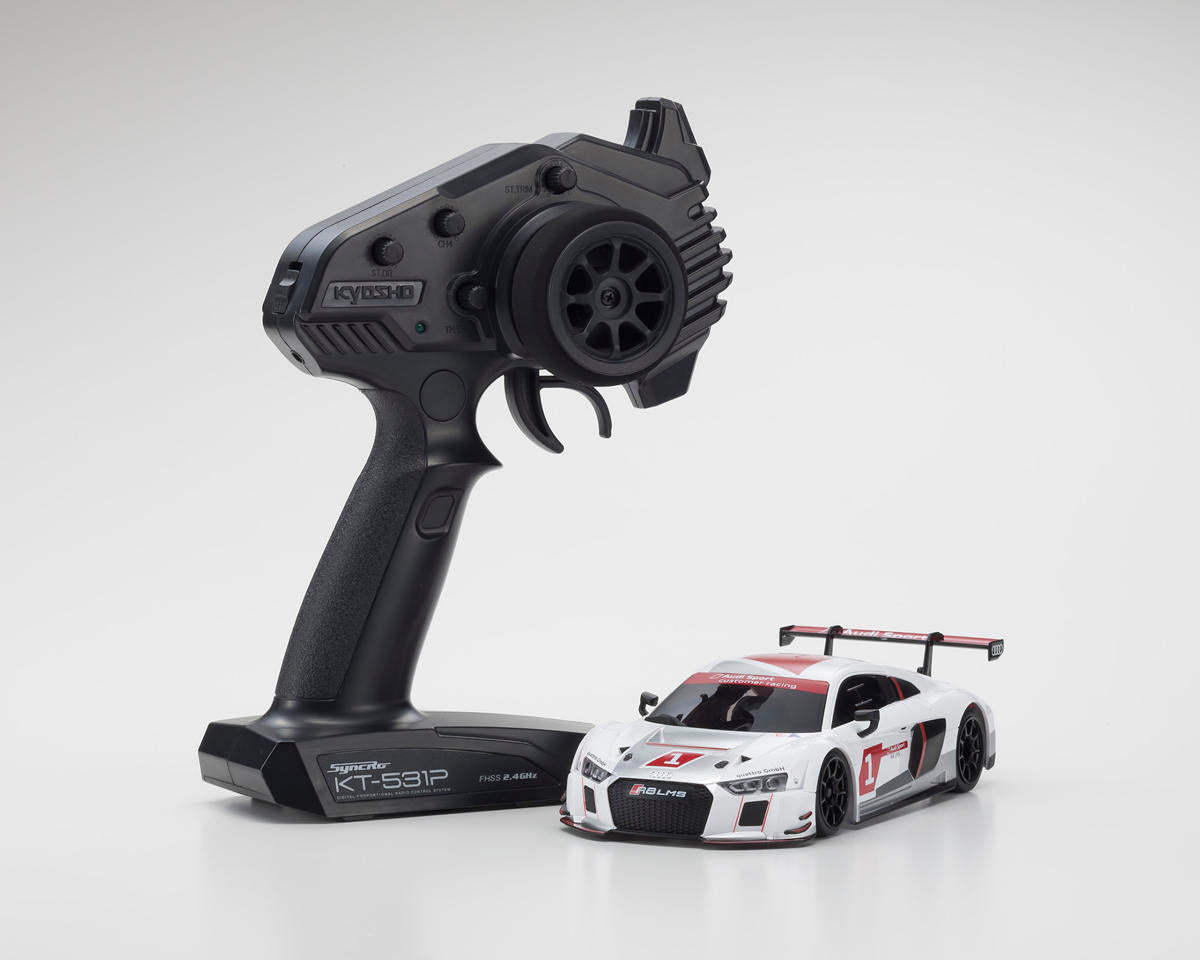 Mini-Z RWD ReadySet w/Audi R8 LMS Body (White)