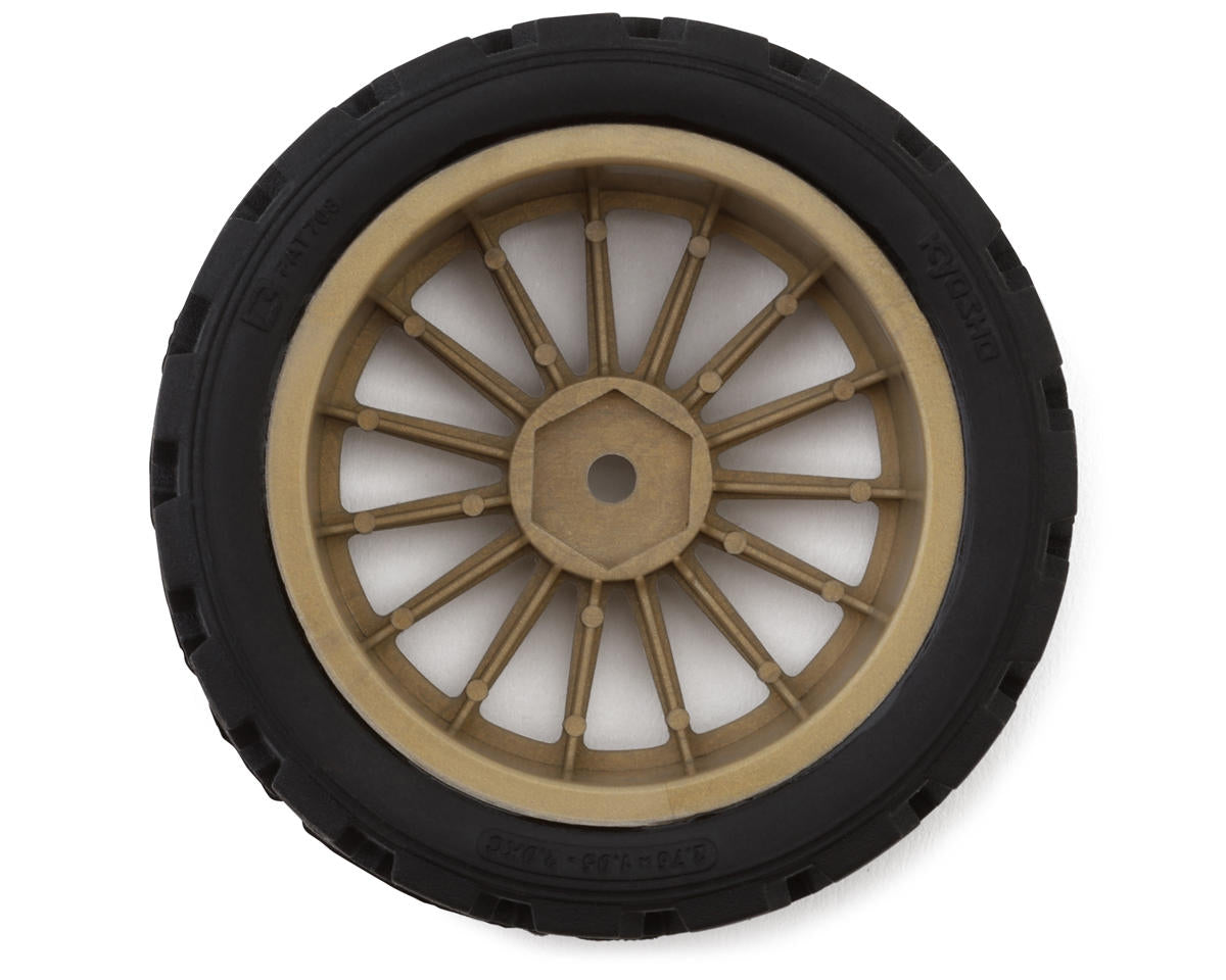 Rally Pre-Mounted Tire (2) (Medium) w/12mm Hex