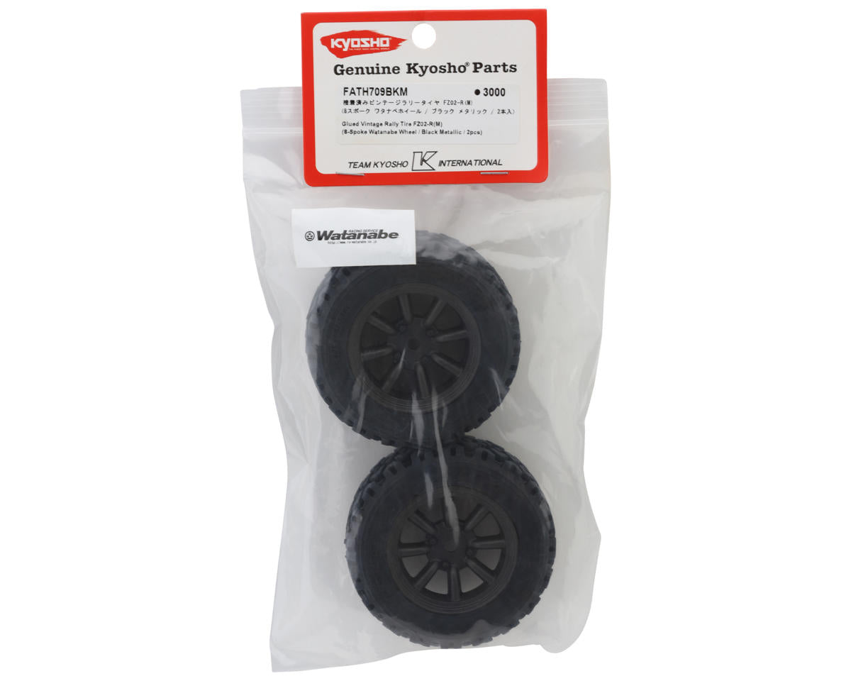 FZ02-R Vintage Rally Pre-Mounted Tires (x2)